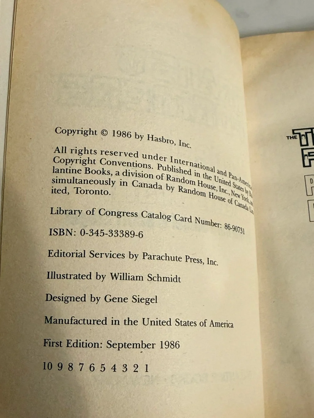 Vintage Book: The Transformers: Project Brain Drain Paperback - 1986